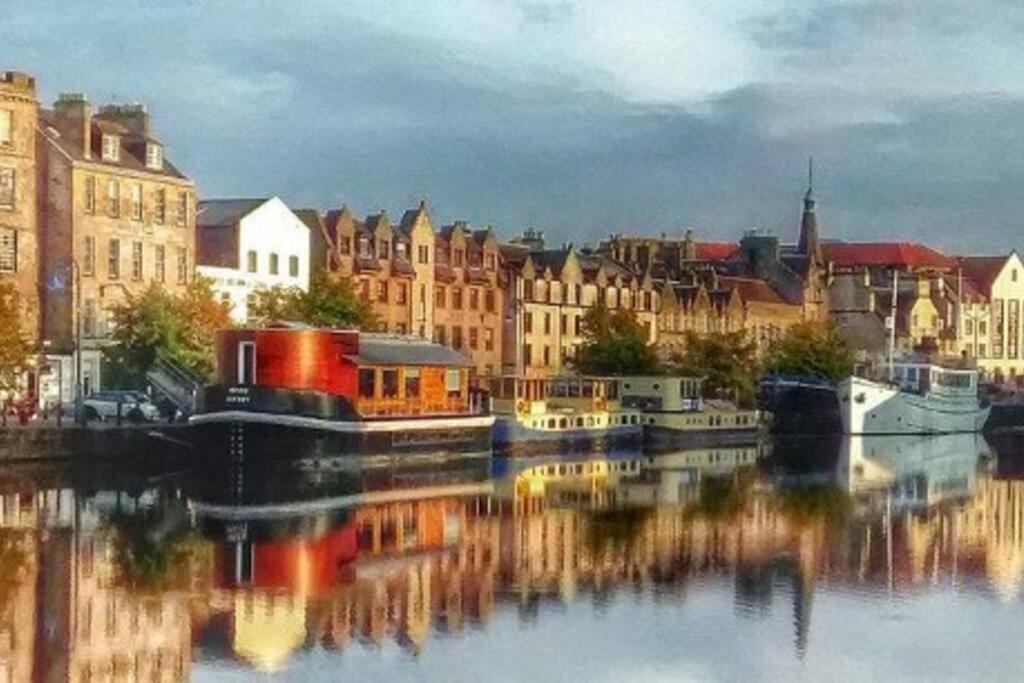 My Waterfront Apartment, Views Over Water Of Leith Edinburgh Exterior photo